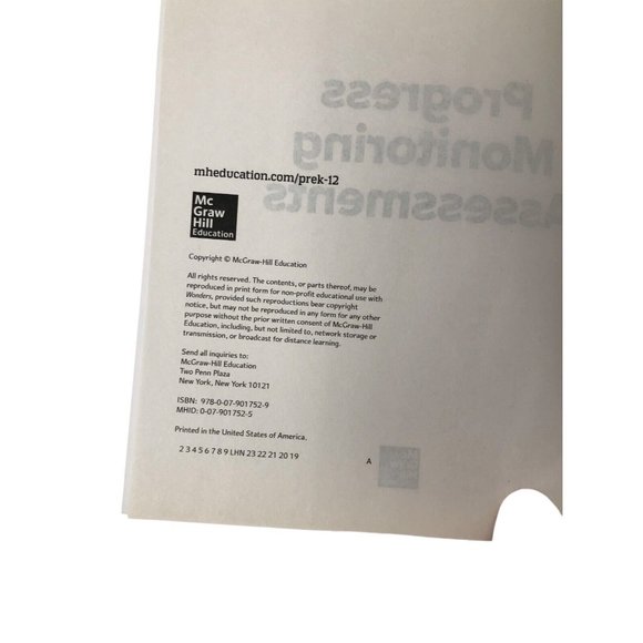 Wonders Progress Monitoring Assessments Grade 5 Reading Homeschool Workbook - Picture 6 of 9